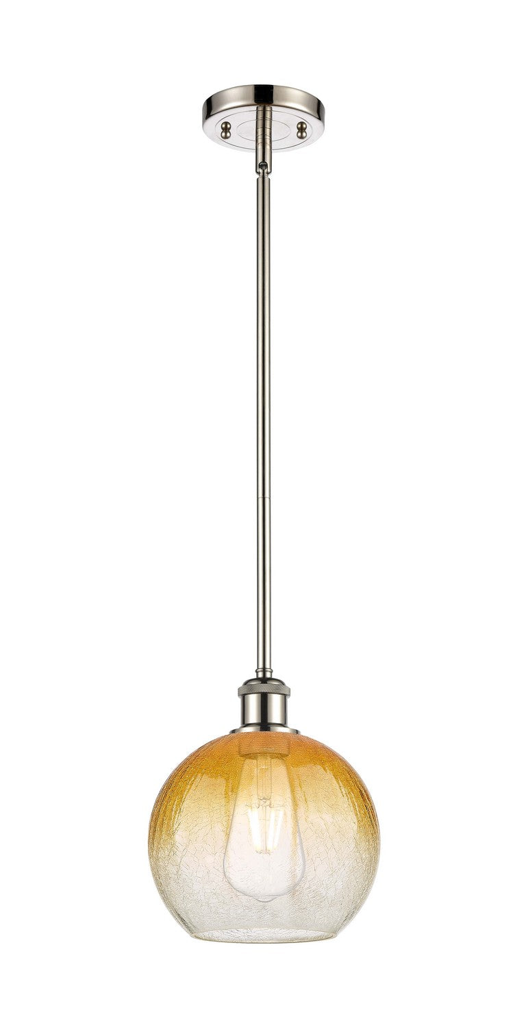Innovations 516-1S-PN-G483-8AM One Light Mini Pendant, Polished Nickel
