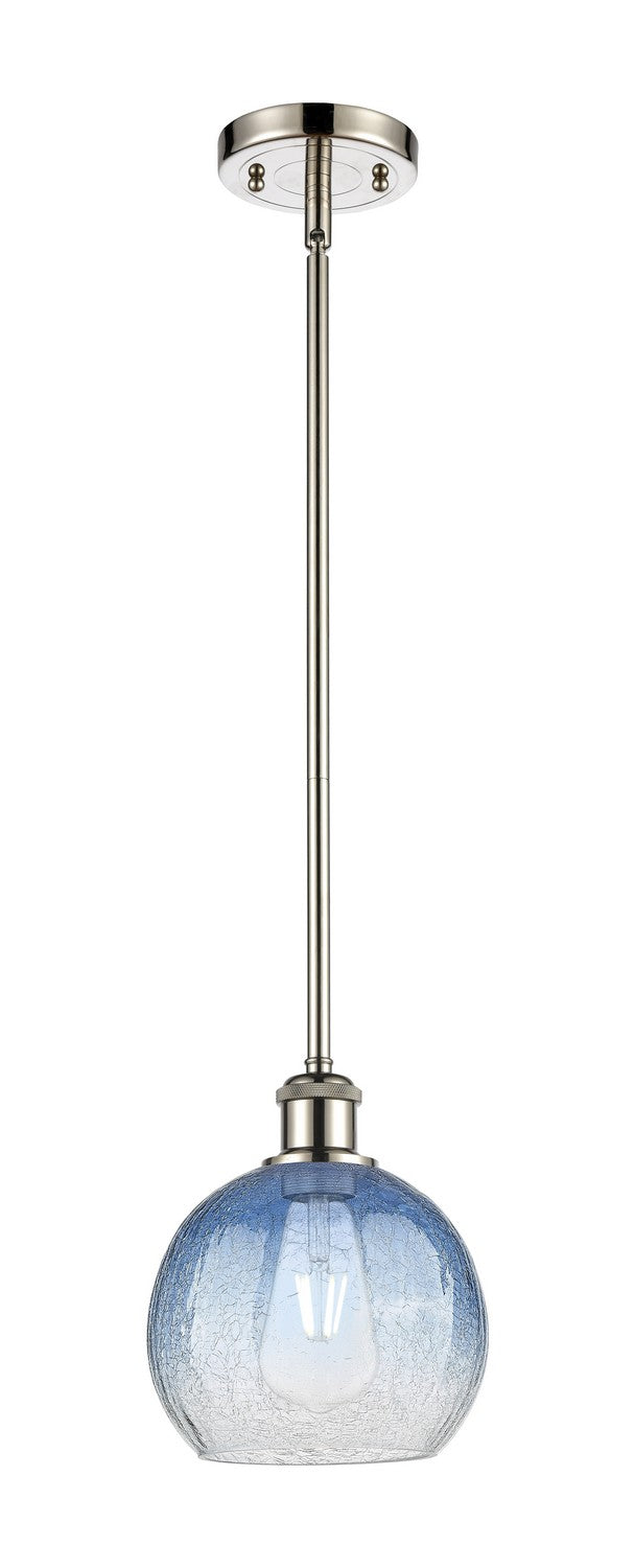 Innovations 516-1S-PN-G483-8SB One Light Mini Pendant, Polished Nickel