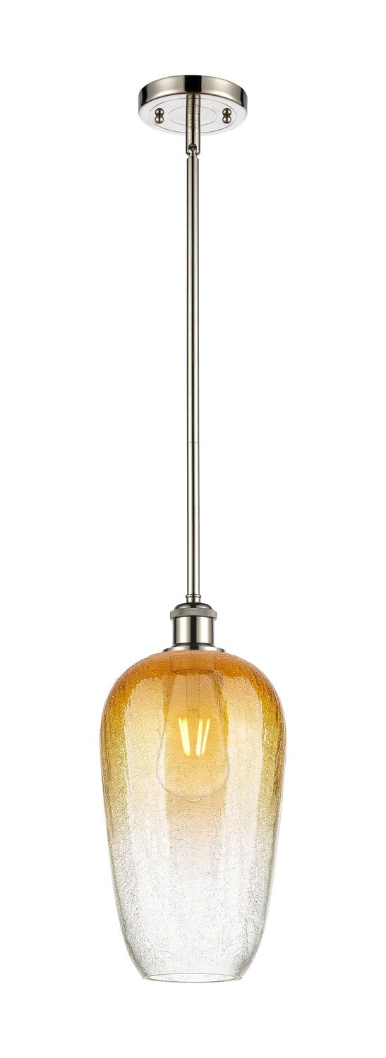 Innovations 516-1S-PN-G484-7AM One Light Mini Pendant, Polished Nickel