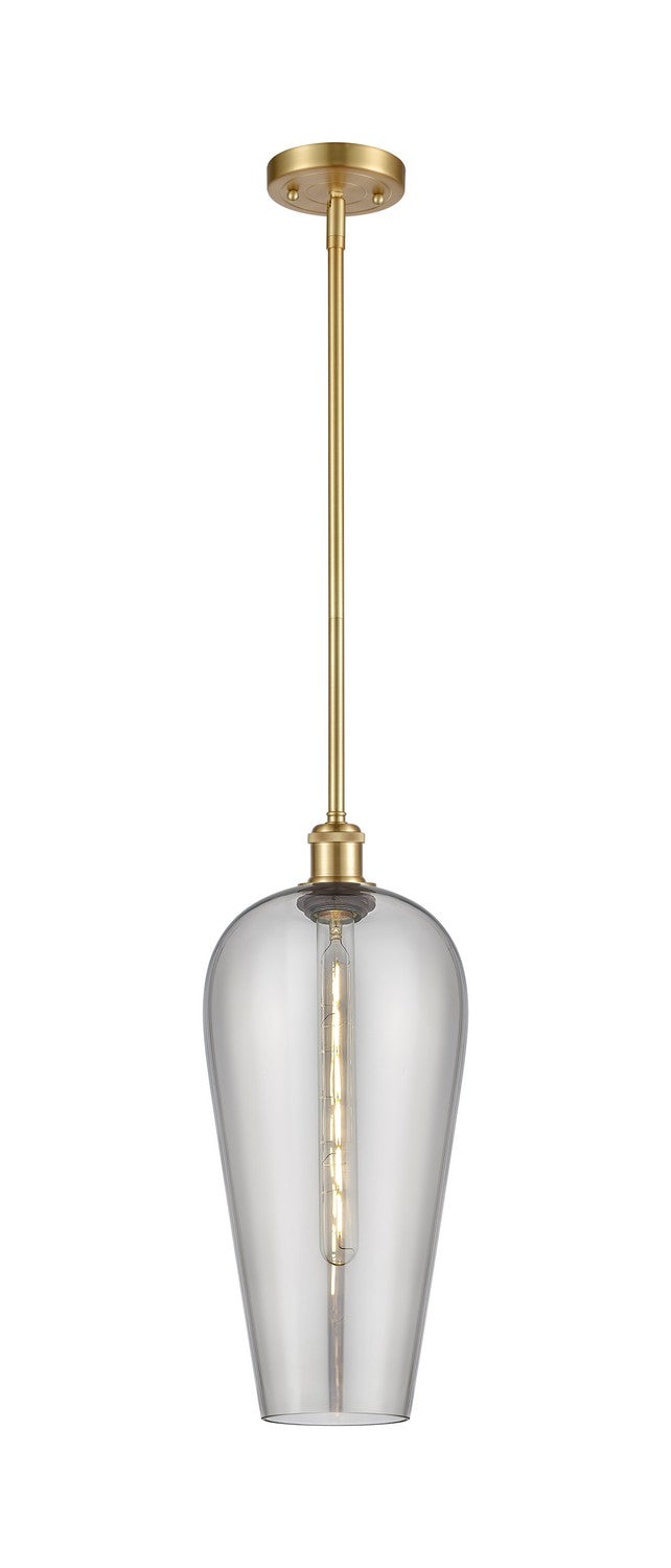 Innovations 516-1S-SG-G456-8SM One Light Mini Pendant, Satin Gold