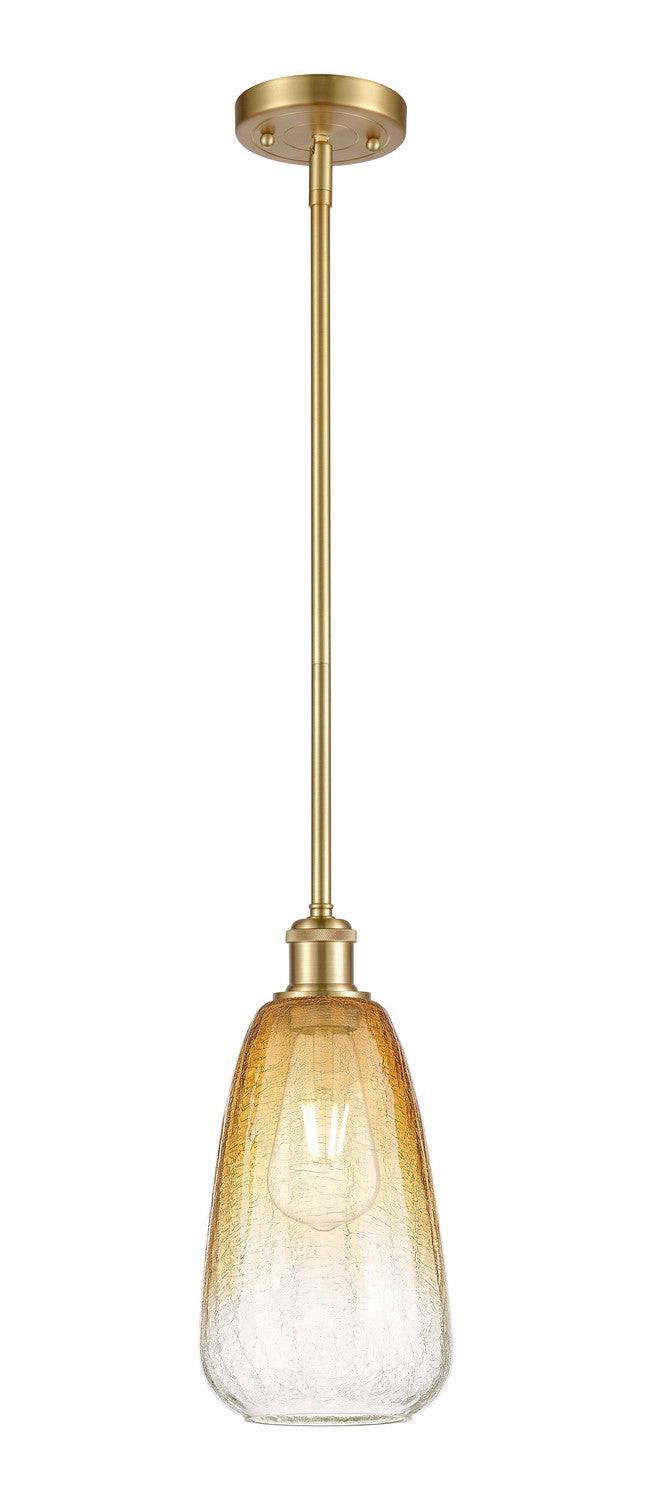 Innovations 516-1S-SG-G480-6AM One Light Mini Pendant, Satin Gold