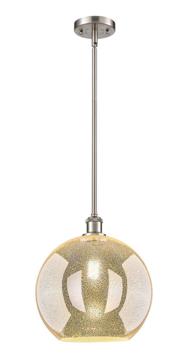 Innovations 516-1S-SN-G128-12 One Light Mini Pendant, Brushed Satin Nickel