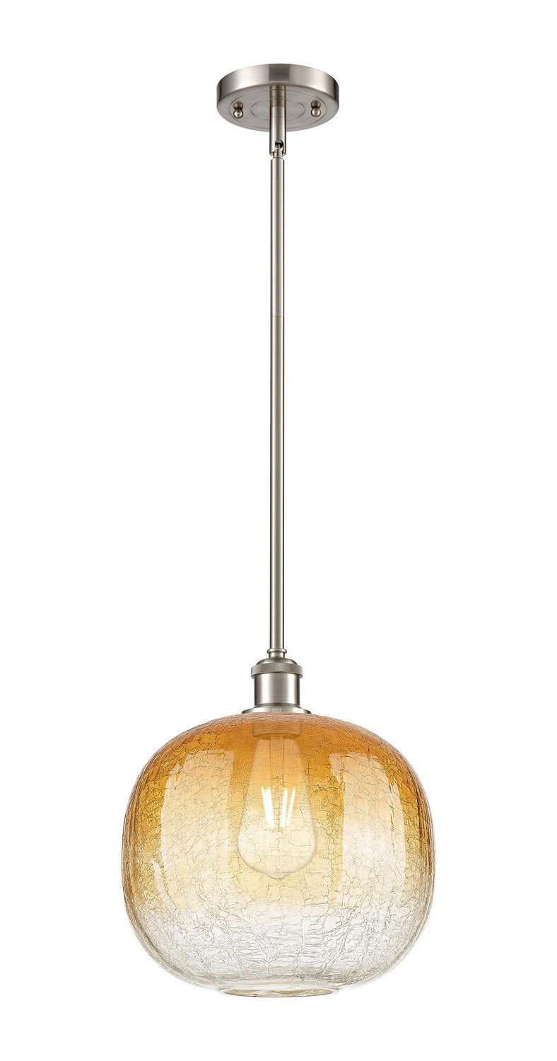 Innovations 516-1S-SN-G481-10AM One Light Mini Pendant, Brushed Satin Nickel