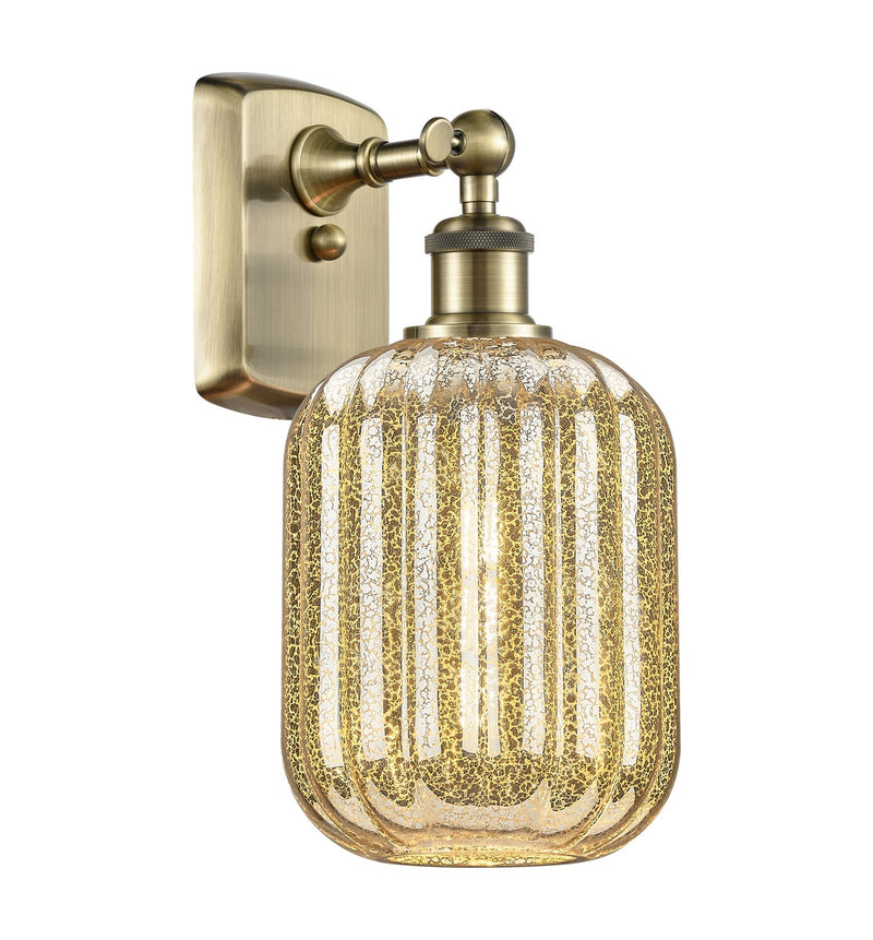 Innovations 516-1W-AB-G460-7ME One Light Wall Sconce, Antique Brass