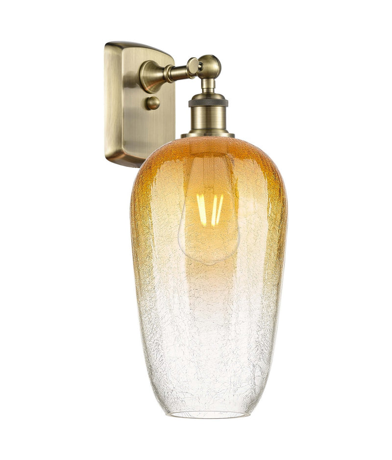 Innovations 516-1W-AB-G484-7AM One Light Wall Sconce, Antique Brass