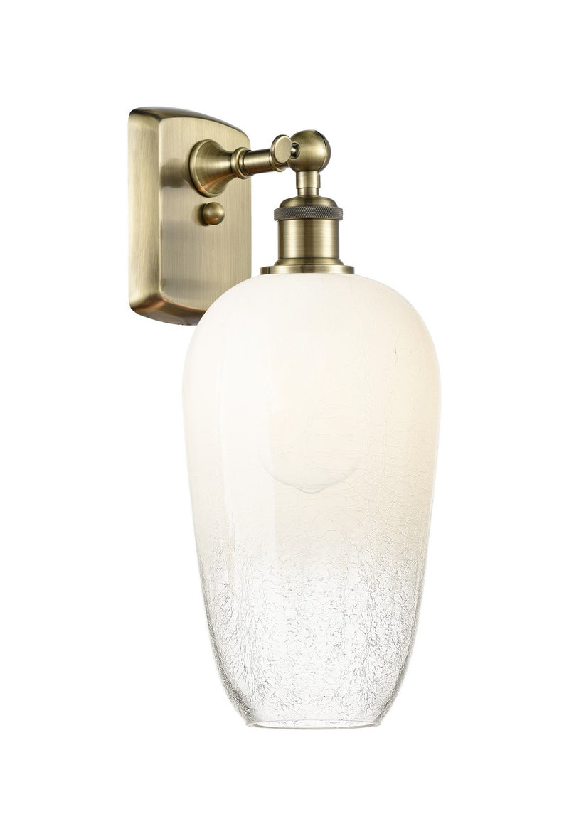 Innovations 516-1W-AB-G484-7OP One Light Wall Sconce, Antique Brass
