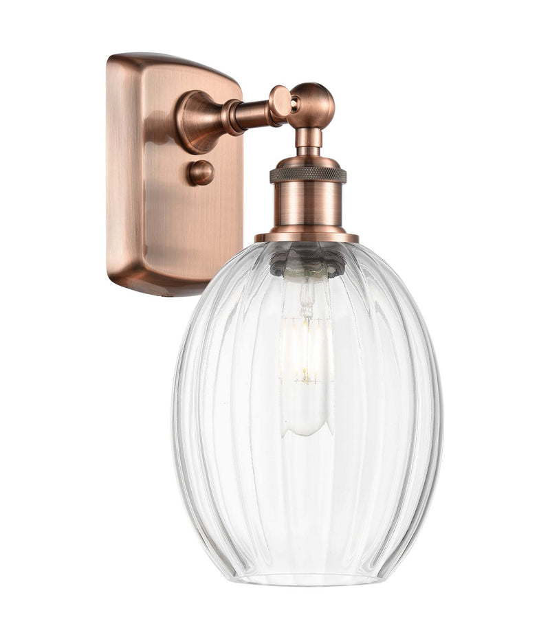 Innovations 516-1W-AC-G459-6CL One Light Wall Sconce, Antique Copper