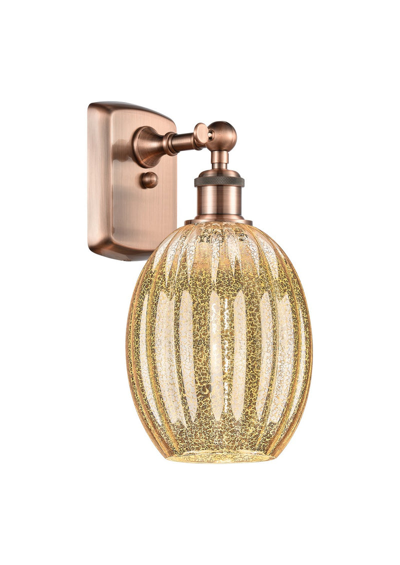 Innovations 516-1W-AC-G459-6ME One Light Wall Sconce, Antique Copper