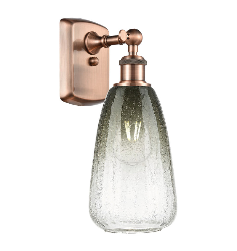 Innovations 516-1W-AC-G480-6SL One Light Wall Sconce, Antique Copper