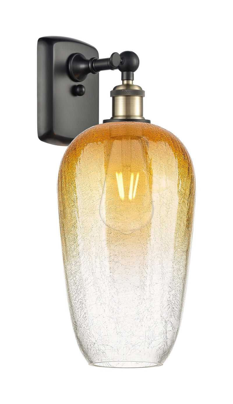 Innovations 516-1W-BAB-G484-7AM One Light Wall Sconce, Black Antique Brass