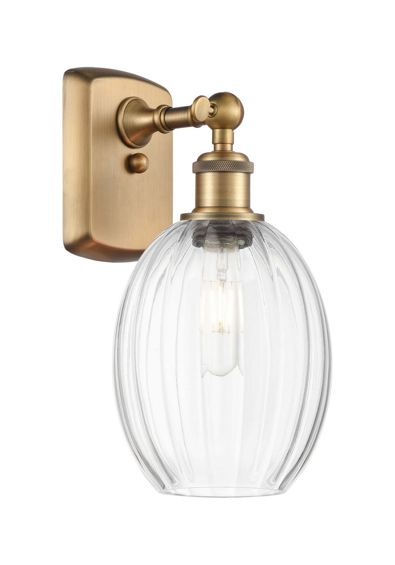 Innovations 516-1W-BB-G459-6CL One Light Wall Sconce, Brushed Brass