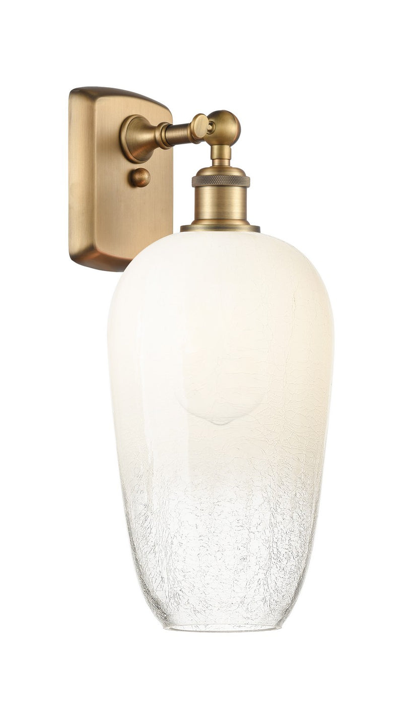 Innovations 516-1W-BB-G484-7OP One Light Wall Sconce, Brushed Brass