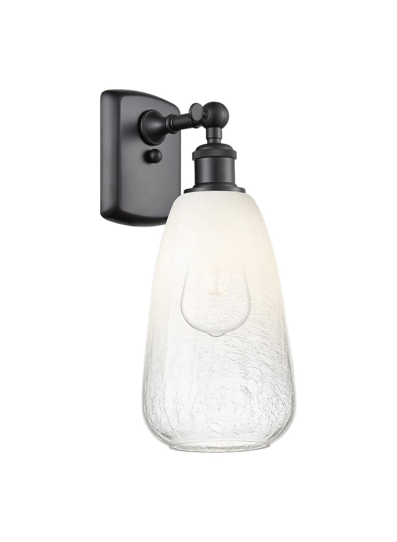 Innovations 516-1W-BK-G480-6OP One Light Wall Sconce, Matte Black