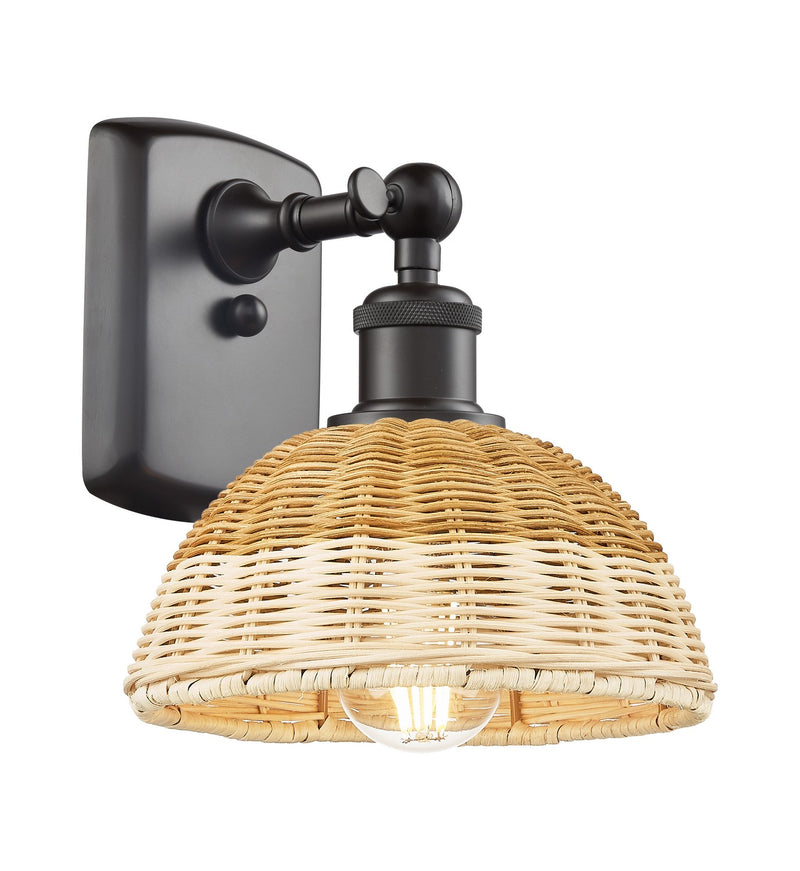 Innovations 516-1W-OB-NBD2-75-NAT One Light Wall Sconce, Oil Rubbed Bronze
