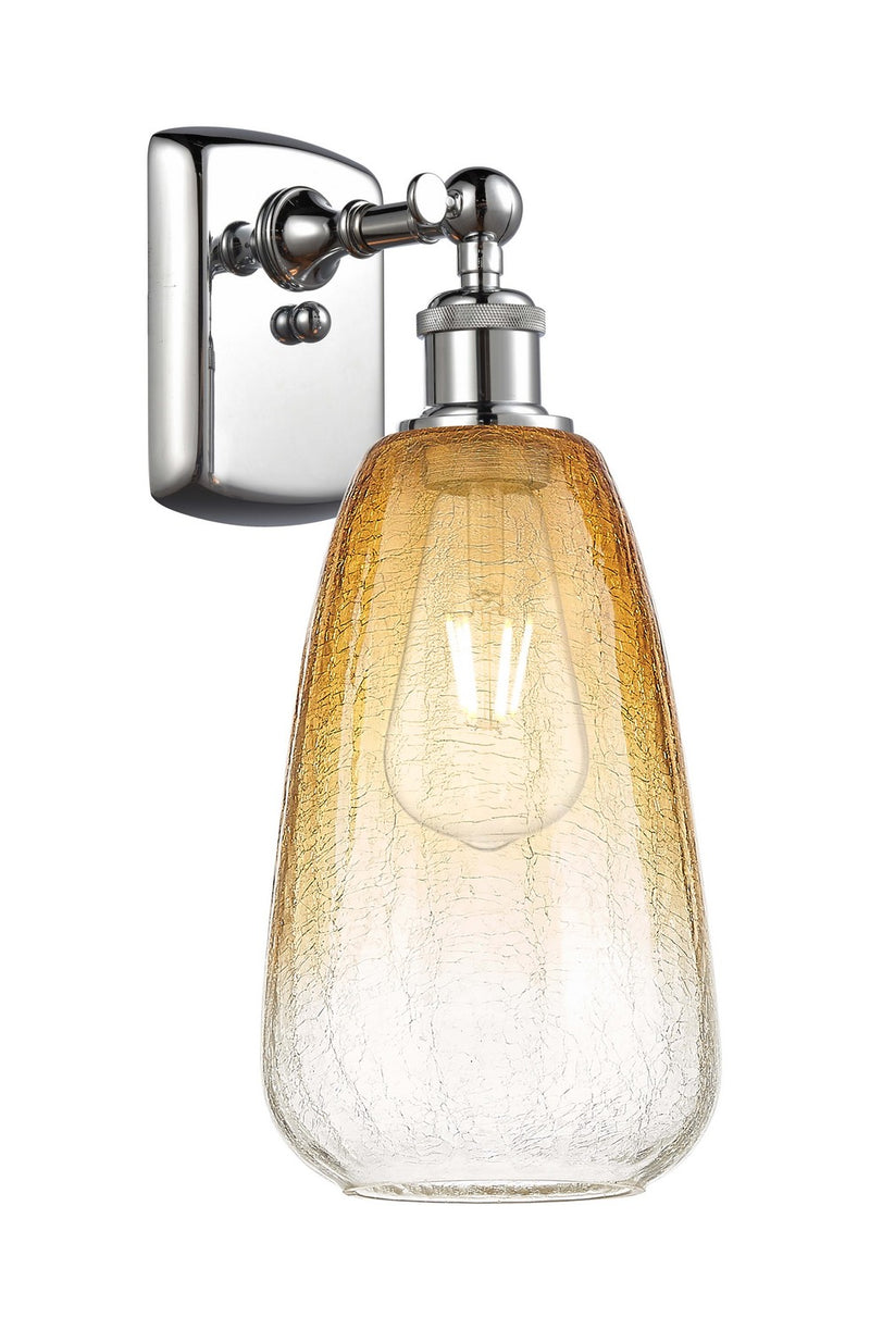 Innovations 516-1W-PC-G480-6AM One Light Wall Sconce, Polished Chrome