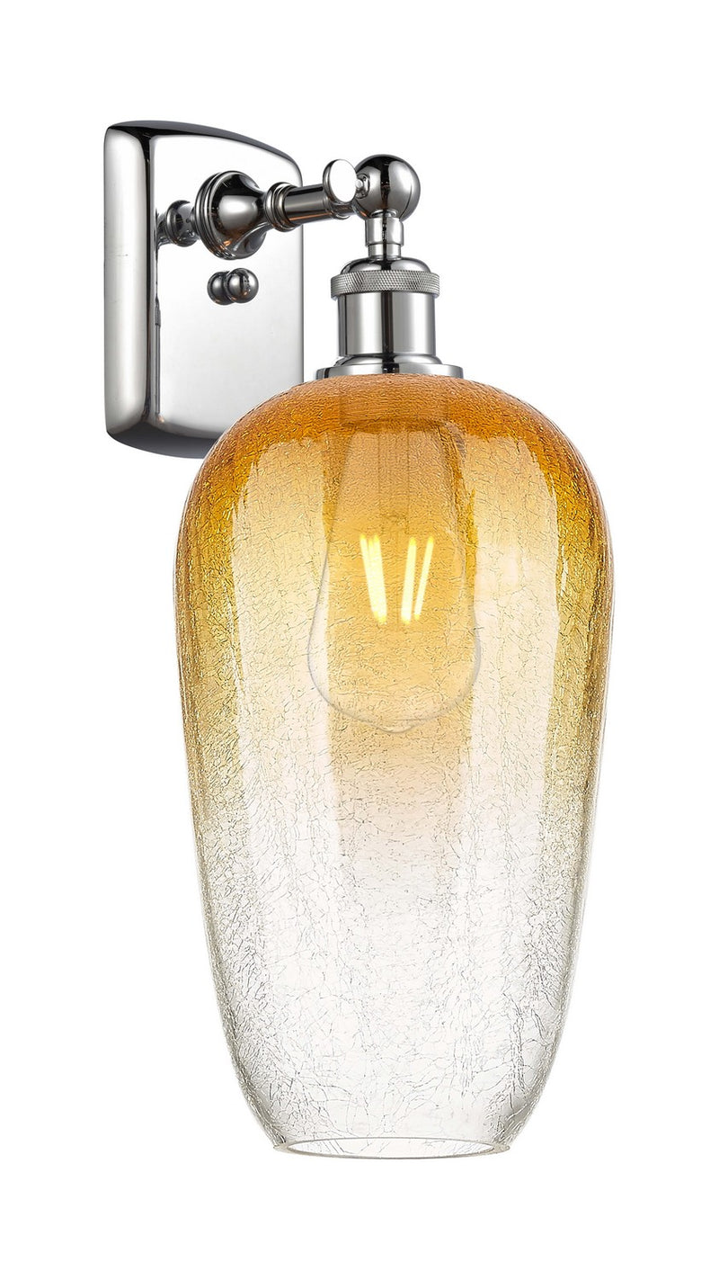Innovations 516-1W-PC-G484-7AM One Light Wall Sconce, Polished Chrome