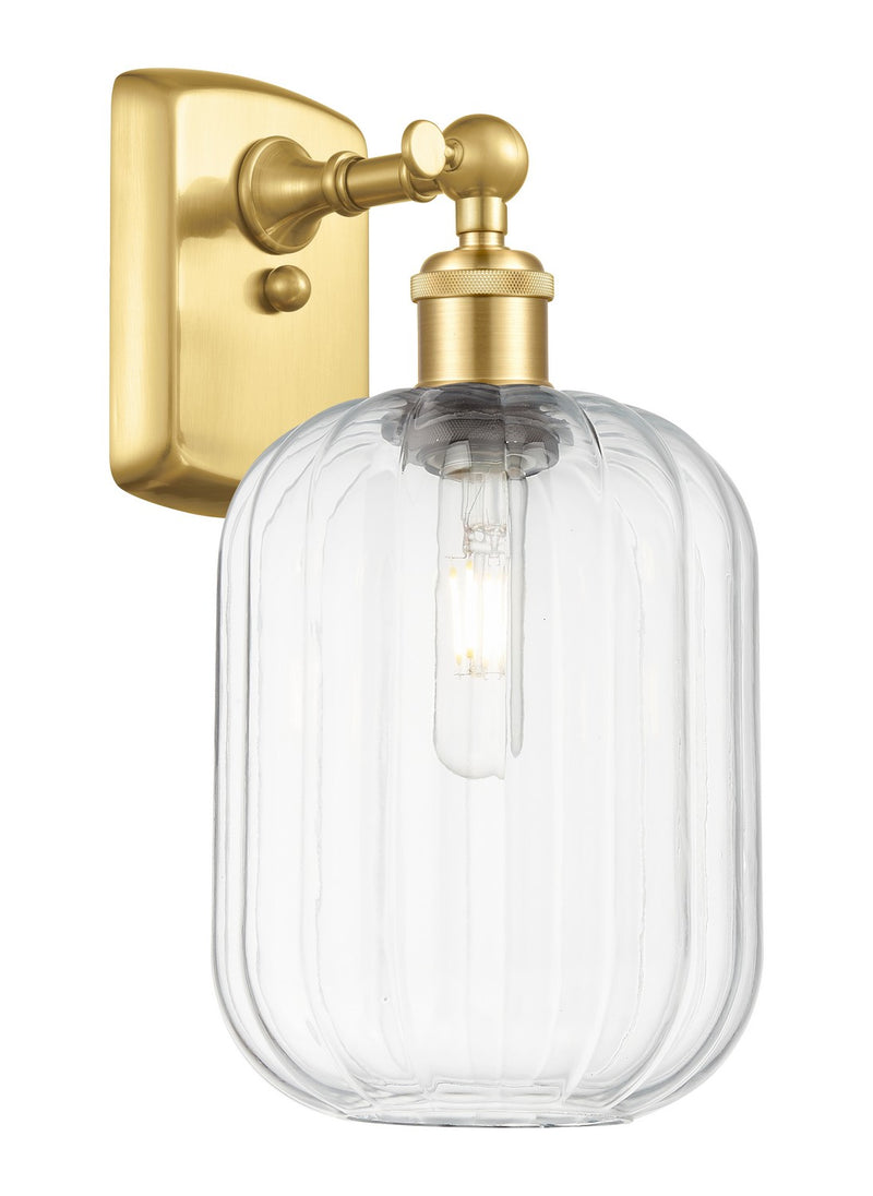Innovations 516-1W-SG-G460-7CL One Light Wall Sconce, Satin Gold