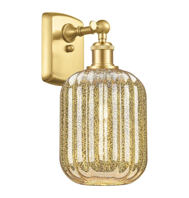 Innovations 516-1W-SG-G460-7ME One Light Wall Sconce, Satin Gold