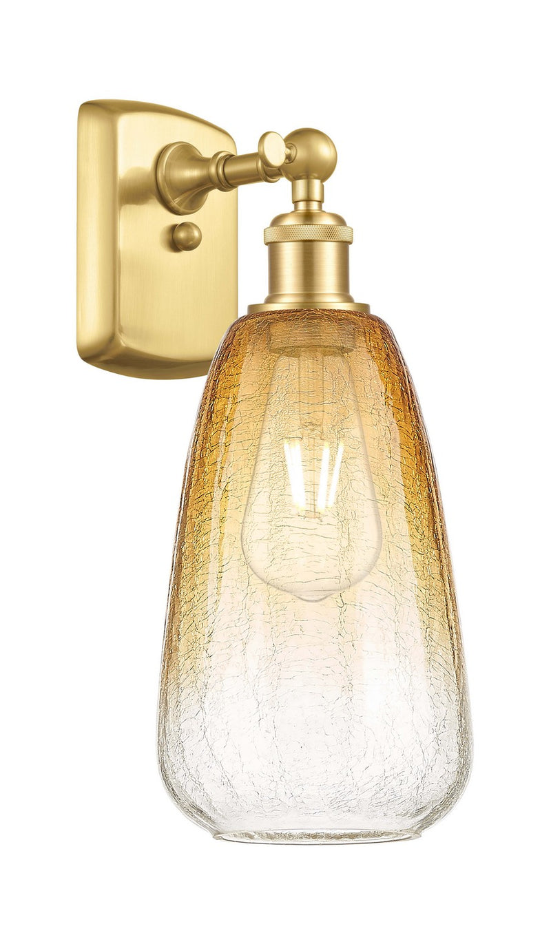 Innovations 516-1W-SG-G480-6AM One Light Wall Sconce, Satin Gold