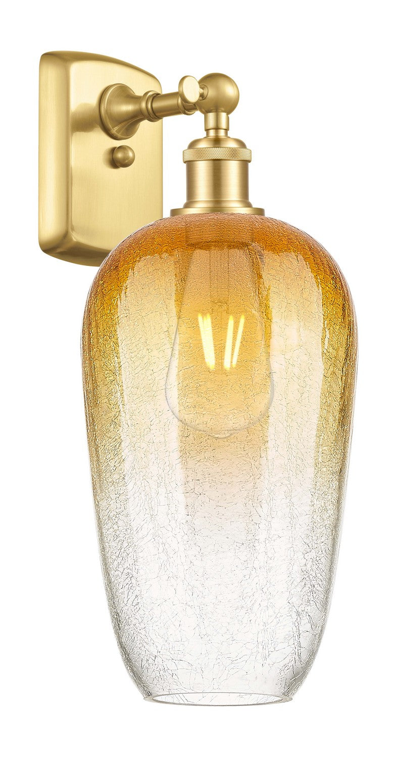 Innovations 516-1W-SG-G484-7AM One Light Wall Sconce, Satin Gold