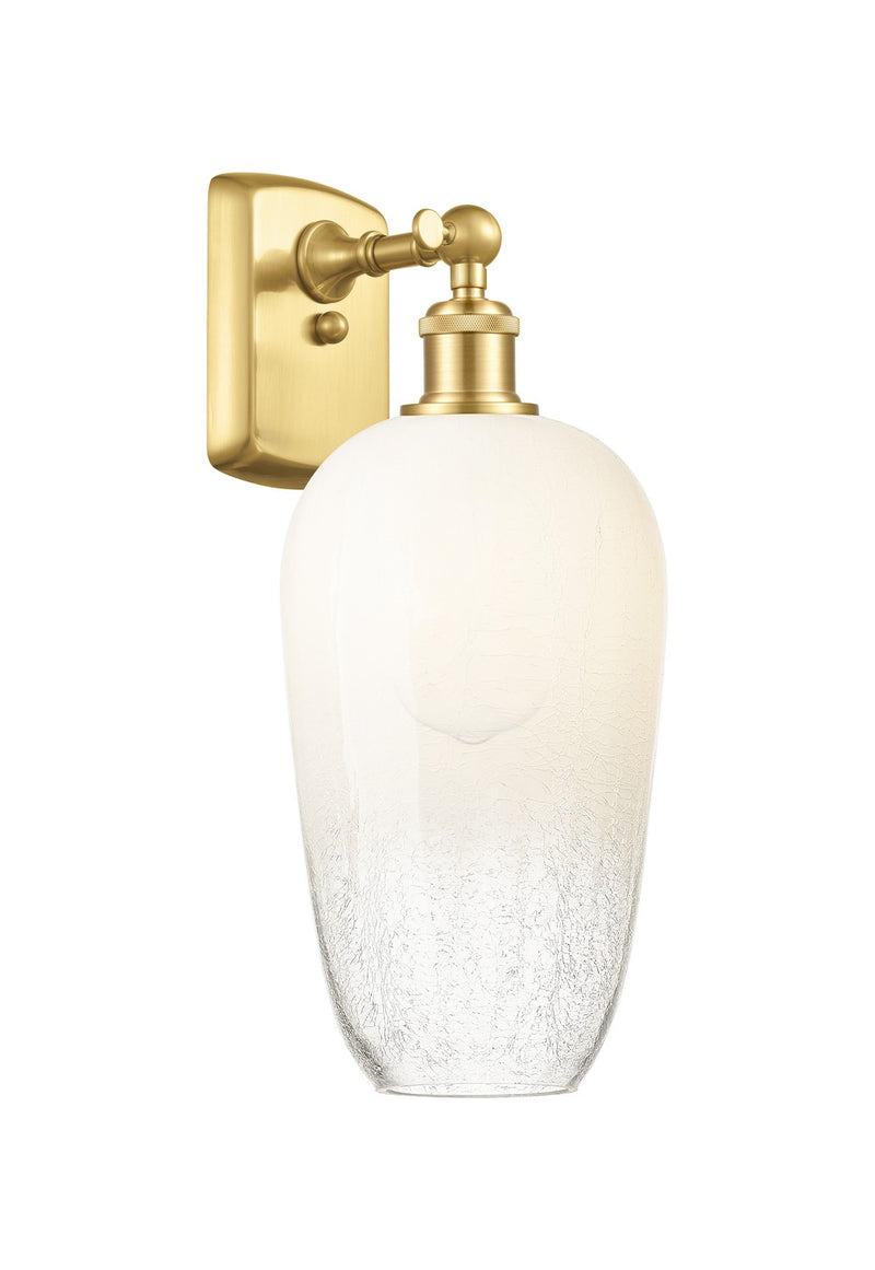 Innovations 516-1W-SG-G484-7OP One Light Wall Sconce, Satin Gold