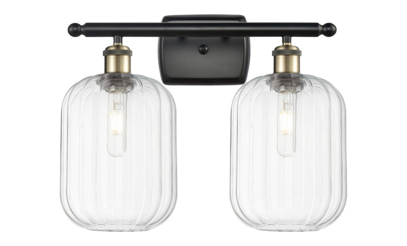 Innovations 516-2W-BAB-G460-7CL Two Light Bath Vanity, Black Antique Brass