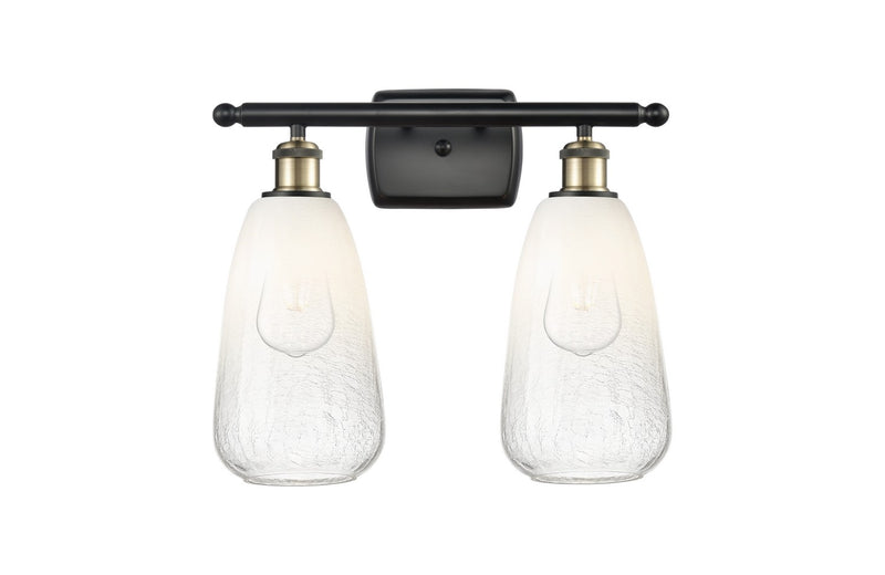 Innovations 516-2W-BAB-G480-6OP Two Light Bath Vanity, Black Antique Brass