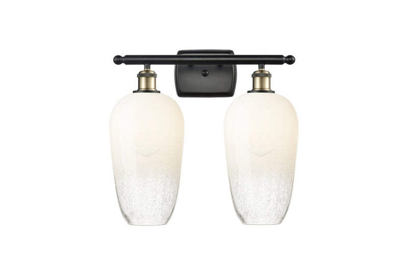 Innovations 516-2W-BAB-G484-7OP Two Light Bath Vanity, Black Antique Brass