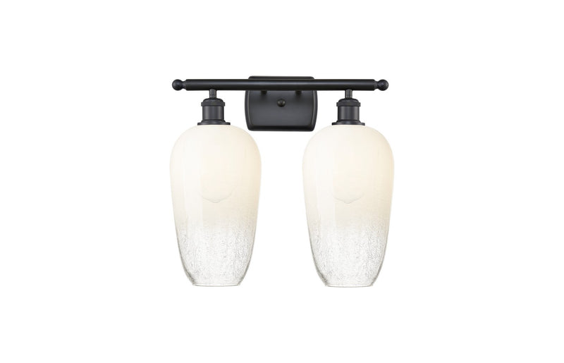Innovations 516-2W-BK-G484-7OP Two Light Bath Vanity, Matte Black