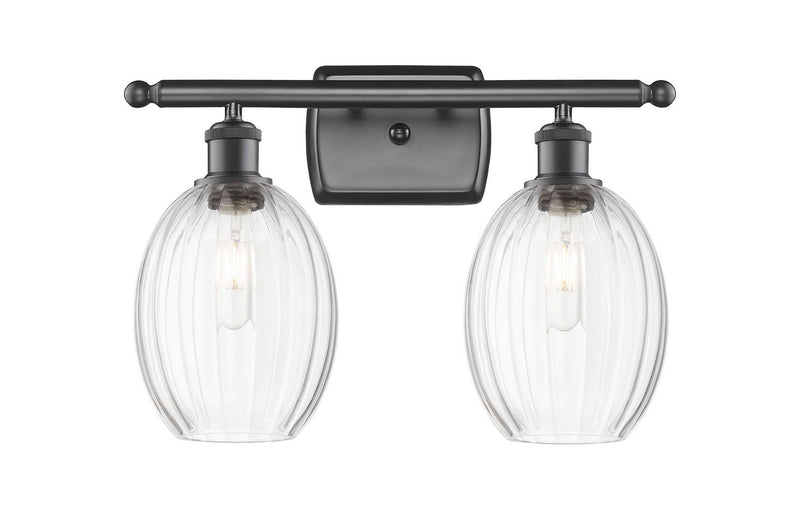 Innovations 516-2W-OB-G459-6CL Two Light Bath Vanity, Oil Rubbed Bronze