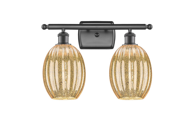 Innovations 516-2W-OB-G459-6ME Two Light Bath Vanity, Oil Rubbed Bronze