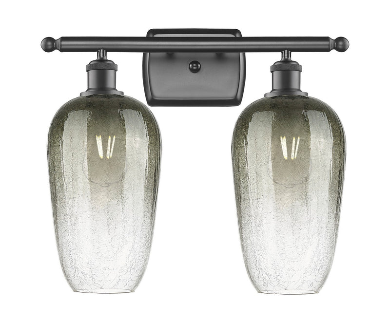 Innovations 516-2W-OB-G484-7SL Two Light Bath Vanity, Oil Rubbed Bronze