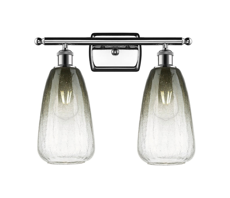 Innovations 516-2W-PC-G480-6SL Two Light Bath Vanity, Polished Chrome