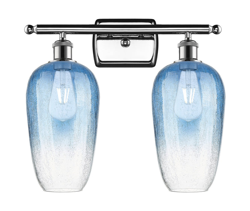 Innovations 516-2W-PC-G484-7SB Two Light Bath Vanity, Polished Chrome