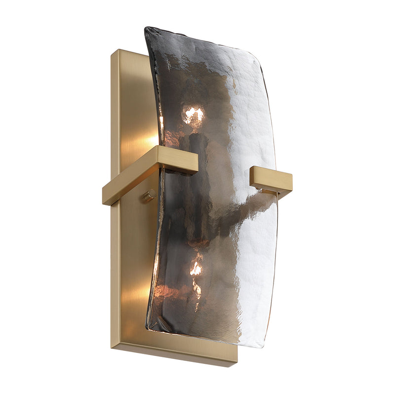 Golden 3164-WSC BCB-SWG Two Light Wall Sconce, Brushed Champagne Brass