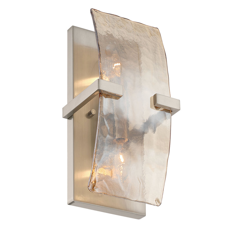 Golden 3164-WSC PW-AWG Two Light Wall Sconce, Pewter