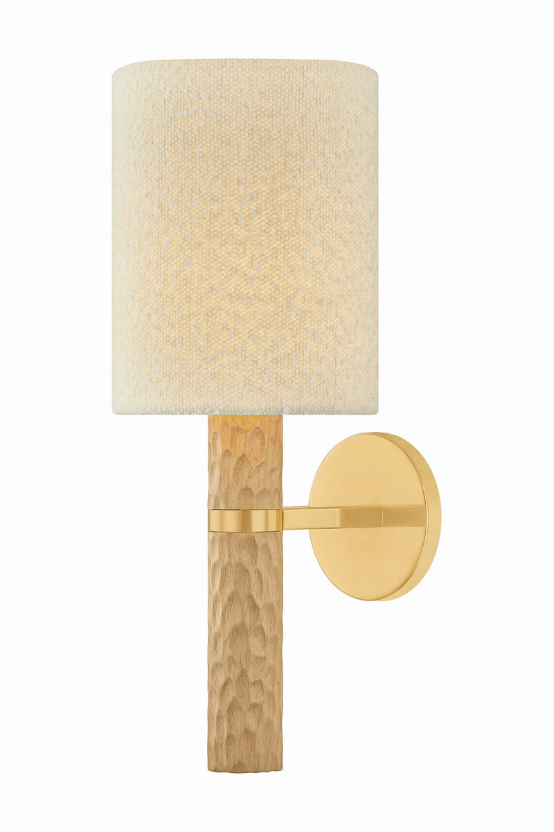 Mitzi H1154101-AGB One Light Wall Sconce, Aged Brass