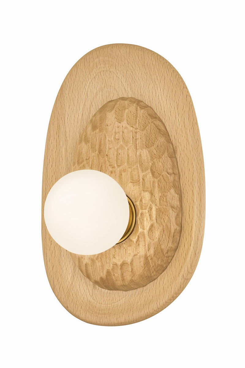 Mitzi H1155101-AGB One Light Wall Sconce, Aged Brass