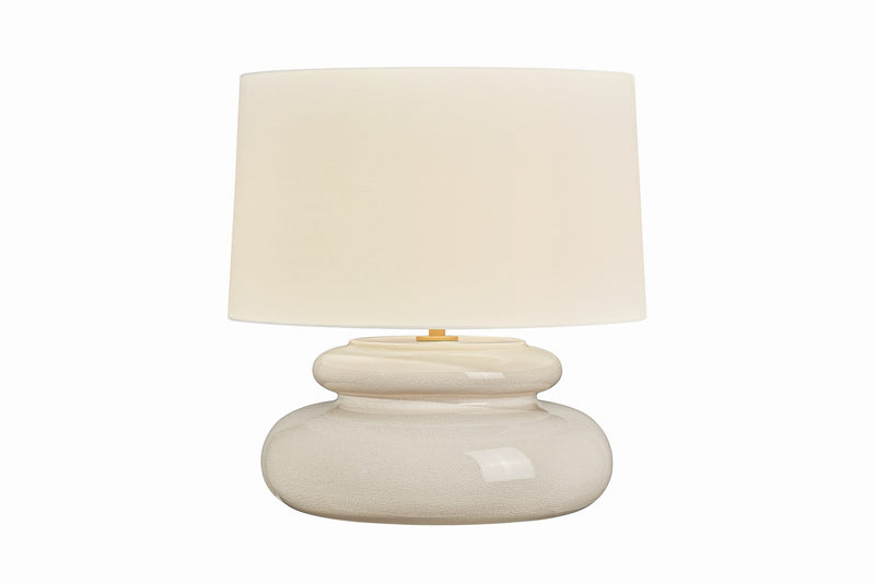 Mitzi HL1145201-AGB/CBR One Light Table Lamp, Aged Brass