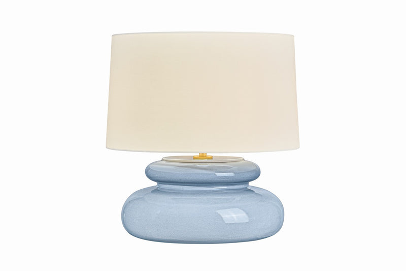 Mitzi HL1145201-AGB/CCC One Light Table Lamp, Aged Brass
