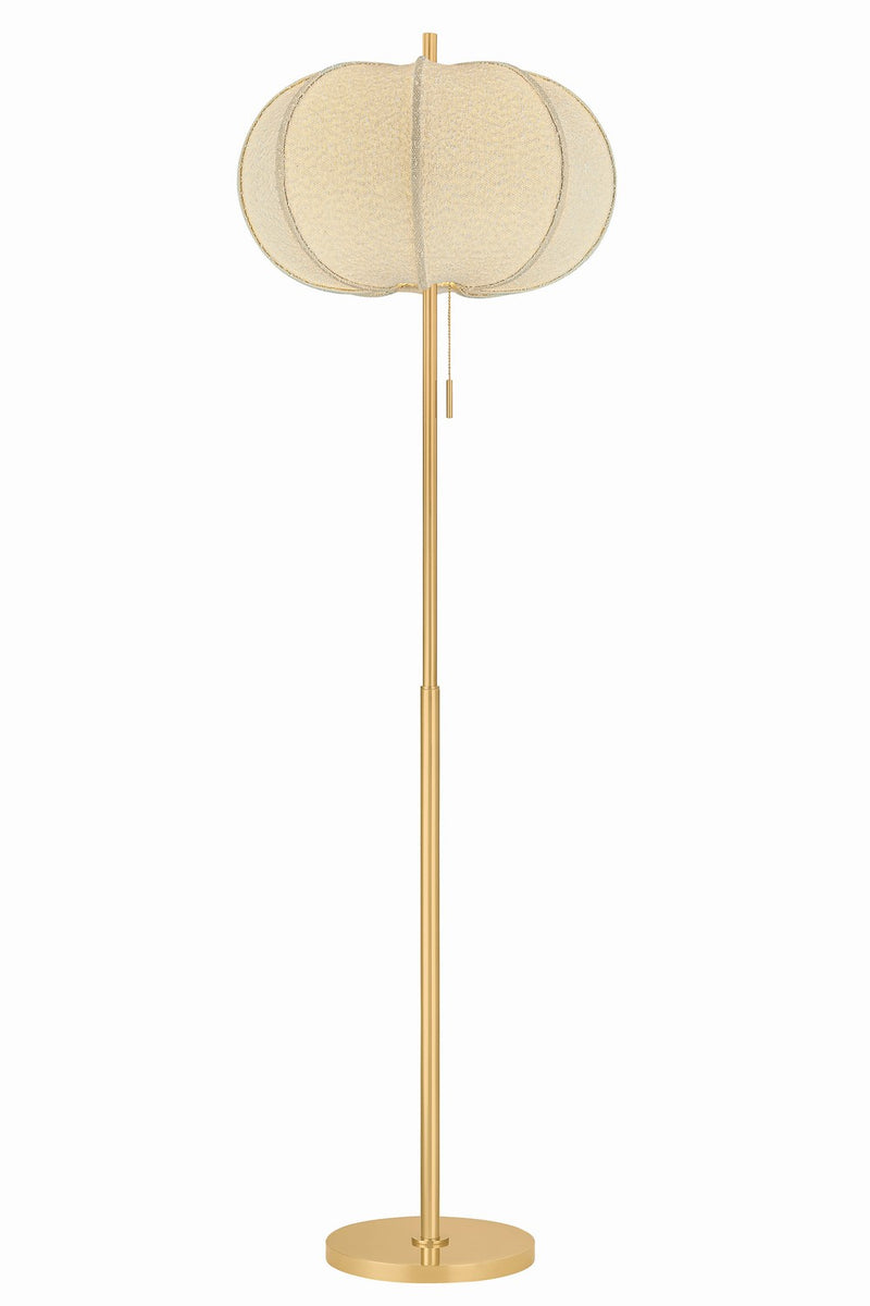 Mitzi HL1147401-AGB One Light Floor Lamp, Aged Brass