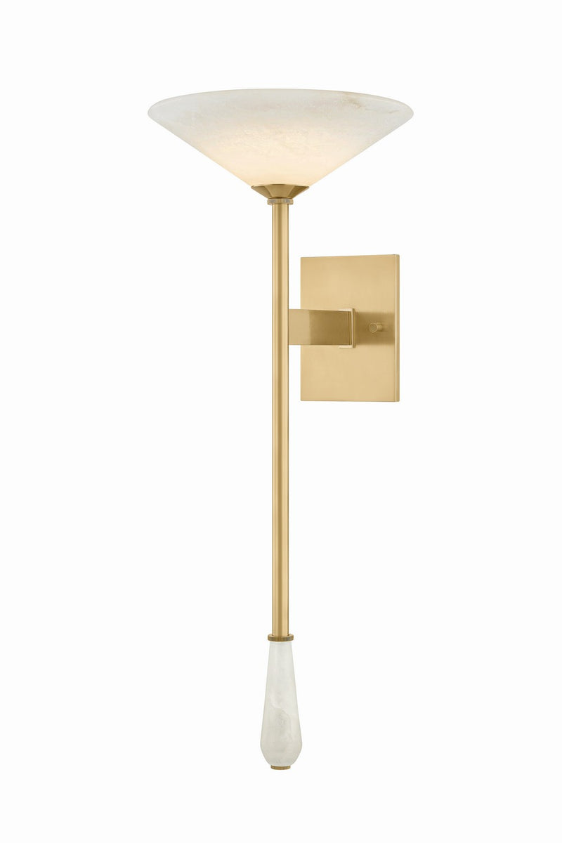 Corbett Lighting 569-01-VB LED Wall Sconce, Vintage Brass