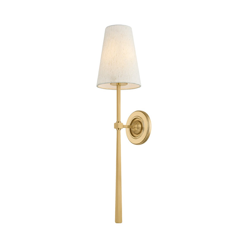 Corbett Lighting 570-01-VB One Light Wall Sconce, Vintage Brass
