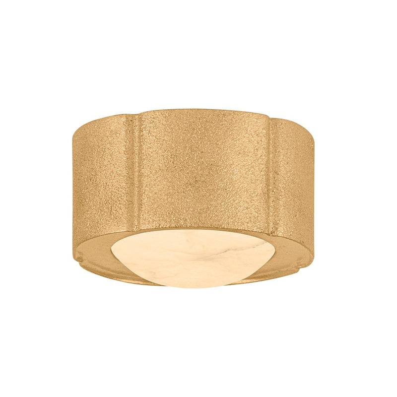 Corbett Lighting 588-06-VGL LED Flush Mount, Vintage Gold Leaf