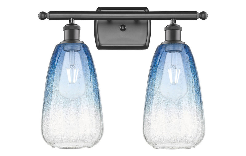 Innovations 516-2W-OB-G480-6SB Two Light Bath Vanity, Oil Rubbed Bronze