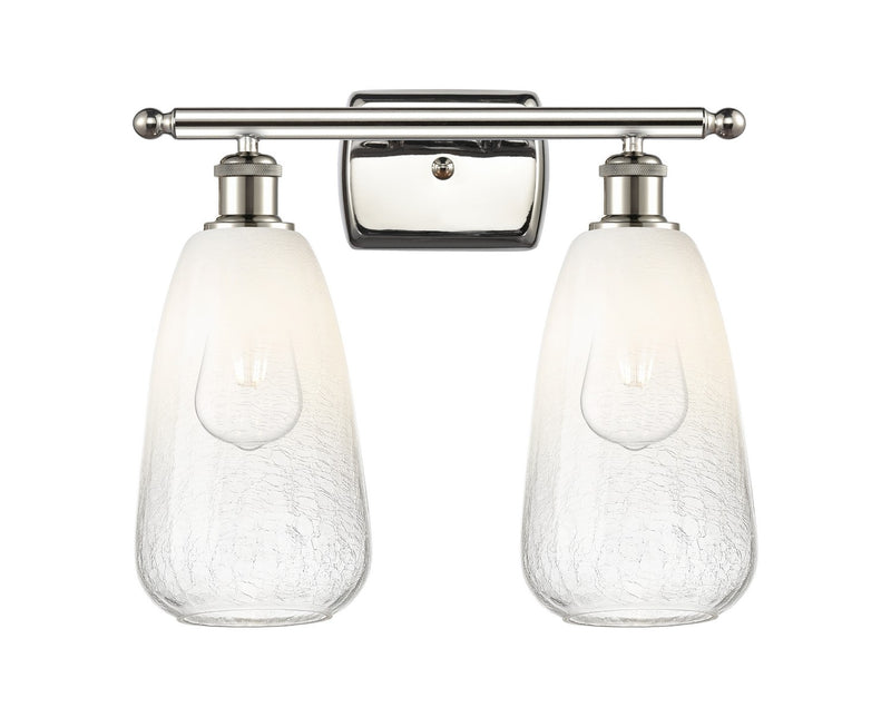 Innovations 516-2W-PN-G480-6OP Two Light Bath Vanity, Polished Nickel