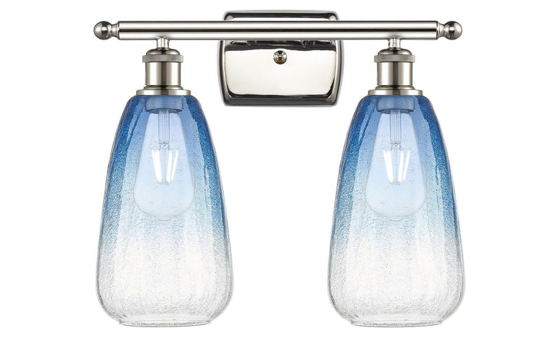 Innovations 516-2W-PN-G480-6SB Two Light Bath Vanity, Polished Nickel