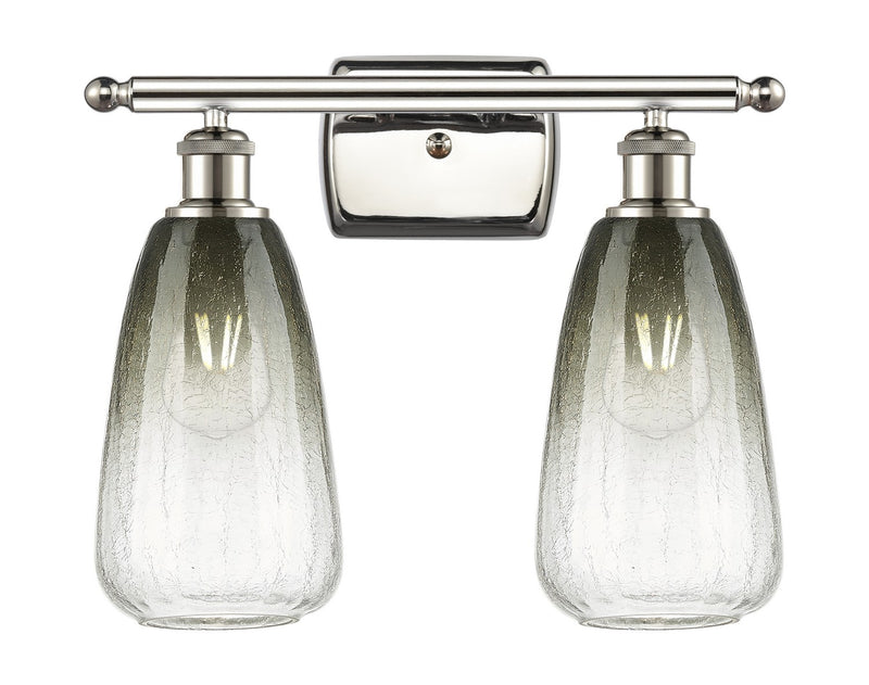 Innovations 516-2W-PN-G480-6SL Two Light Bath Vanity, Polished Nickel
