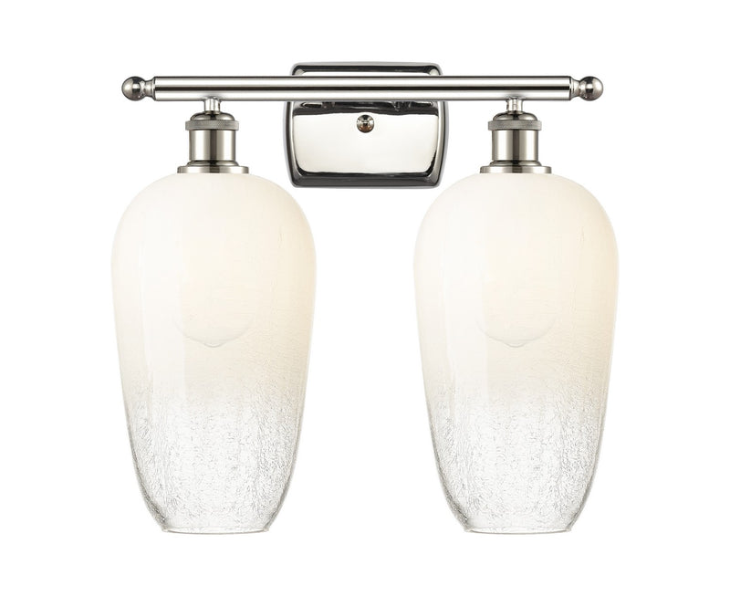 Innovations 516-2W-PN-G484-7OP Two Light Bath Vanity, Polished Nickel