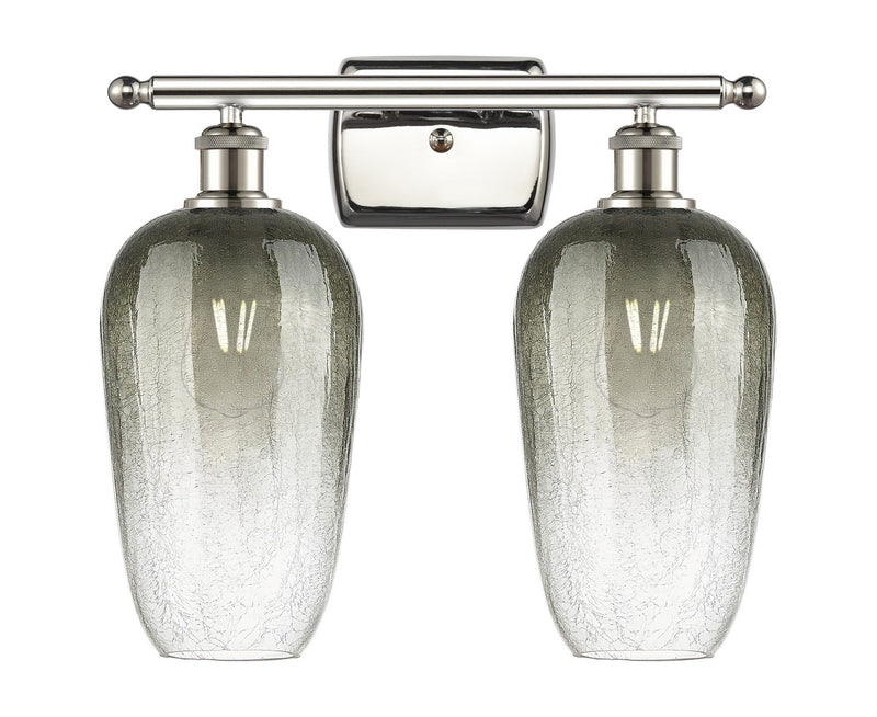 Innovations 516-2W-PN-G484-7SL Two Light Bath Vanity, Polished Nickel
